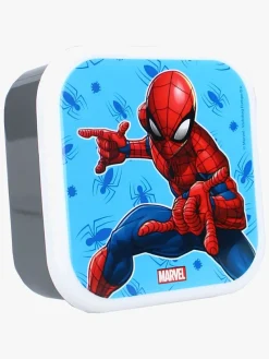 Spisetid|Spiderman Marvel Spider-Man 3 in 1 Madkasse Let's Eat!, Navy