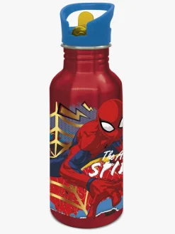 Spisetid|Spiderman Marvel Spider-Man  Aluminium Drikkedunk 545ml, Rød