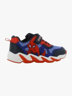 Børn MarvelSpiderMan Sneakers-Marvel Spider-Man Blinkende Sneakers, Navy/Red