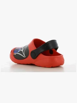 Børn MarvelSpiderMan Hjemmesko-Marvel Spiderman Clogs, Red/Black