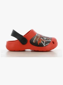 Børn MarvelSpiderMan Hjemmesko-Marvel Spiderman Clogs, Red/Black