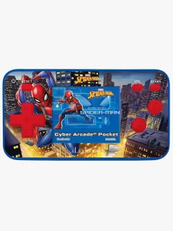 Elektronik & Media|MarvelSpiderMan Marvel Spider-Man Cyber Arcade Pocket, 150 Games Spillekonsol