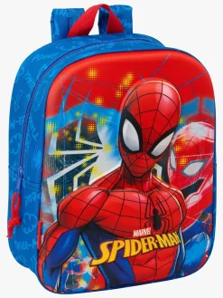 Børn MarvelSpiderMan Tasker-Marvel Spider-Man 3D Mini Rygsæk 6L, Mørkeblå/Rød