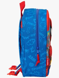 Børn MarvelSpiderMan Tasker-Marvel Spider-Man 3D Mini Rygsæk 6L, Mørkeblå/Rød