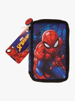 MarvelSpiderMan Kreativt Legetøj-Marvel Spider-Man Dobbelt Penalhus, Blå