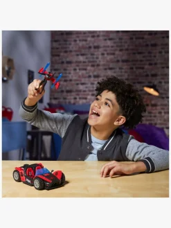 Legetøjsfigurer|MarvelSpiderMan Marvel Spider-Man Epic World of Actionfigur med Bil - Miles Morales Remix Blast-Racer