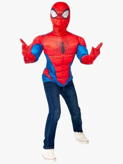 Kostumer & Udklædning|MarvelSpiderMan Marvel Spider-Man Kostume Overdel med Maske