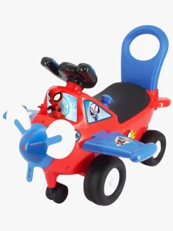 SpideyandFriends Pedal- & Gåbiler-Marvel Spider-Man Lights 'N' Sounds Flyvemaskine Gåbil