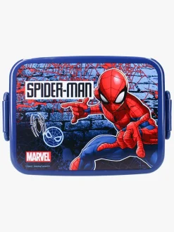 Spisetid|Spiderman Marvel Spider-Man Madkasse Let's Eat!, Navy