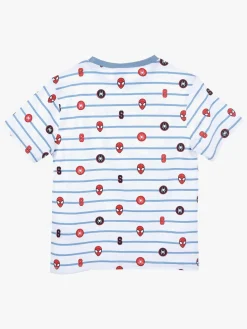 Børn MarvelSpiderMan Overdele-Marvel Spider-Man T-shirt, Blå