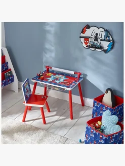 Børnemøbler|SpideyandFriends Marvel Spidey & His Amazing Friends Skrivebord med Stol, Rød