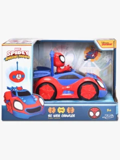 Fjernstyret|JadaToys Marvel Spidey Fjernstyret Bil med Figur Rød/Blå