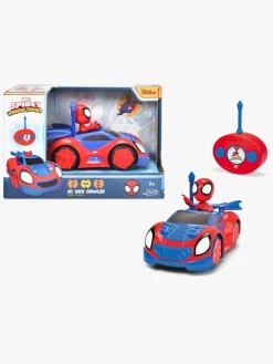 Fjernstyret|JadaToys Marvel Spidey Fjernstyret Bil med Figur Rød/Blå