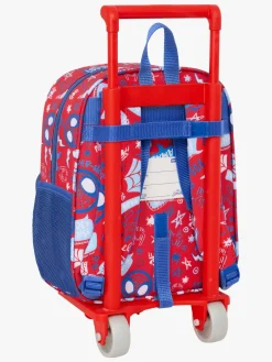 Børn SpideyandFriends Tasker-Marvel Spidey Mini Trolley Kuffert 6L, Rød/Lyseblå