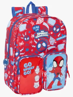 Tasker|SpideyandFriends Marvel Spidey Small Rygsæk 10L, Rød/Lyseblå