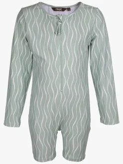 Børn MaxCollection Uv & Strand-Max Collection Mix Badedragt, Grøn