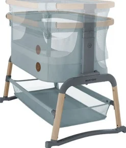 Børn MaxiCosi Børnesenge & Tilbehør-Maxi-Cosi Iora Air Bedside Crib, Beyond Grey