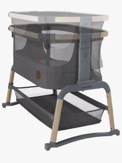 Børnesenge & Tilbehør|MaxiCosi Maxi-Cosi Iora Air Bedside Crib, Beyond Graphite Grå
