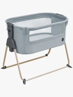 Børnesenge & Tilbehør|MaxiCosi Maxi-Cosi Tori Beyond Bedside Crib, Grey Eco Grå