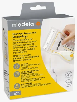 Amning|Medela Easy Pour Modermælksposer 25-Pak