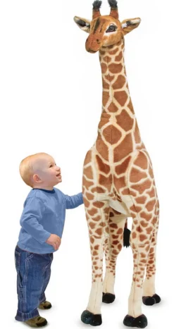 Dukker & Bamser|MelissaDoug Melissa & Doug Bamse Giraf 152 cm Beige/Gul