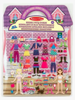 Kreativt Legetøj|MelissaDoug Melissa & Doug Genanvendeligt Klistermærkesæt Dress-Up Flerfarvet