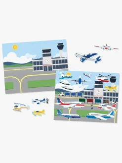 Kreativt Legetøj|MelissaDoug Melissa & Doug Genanvendelig Klistermærkebog Køretøj Blå/Hvid