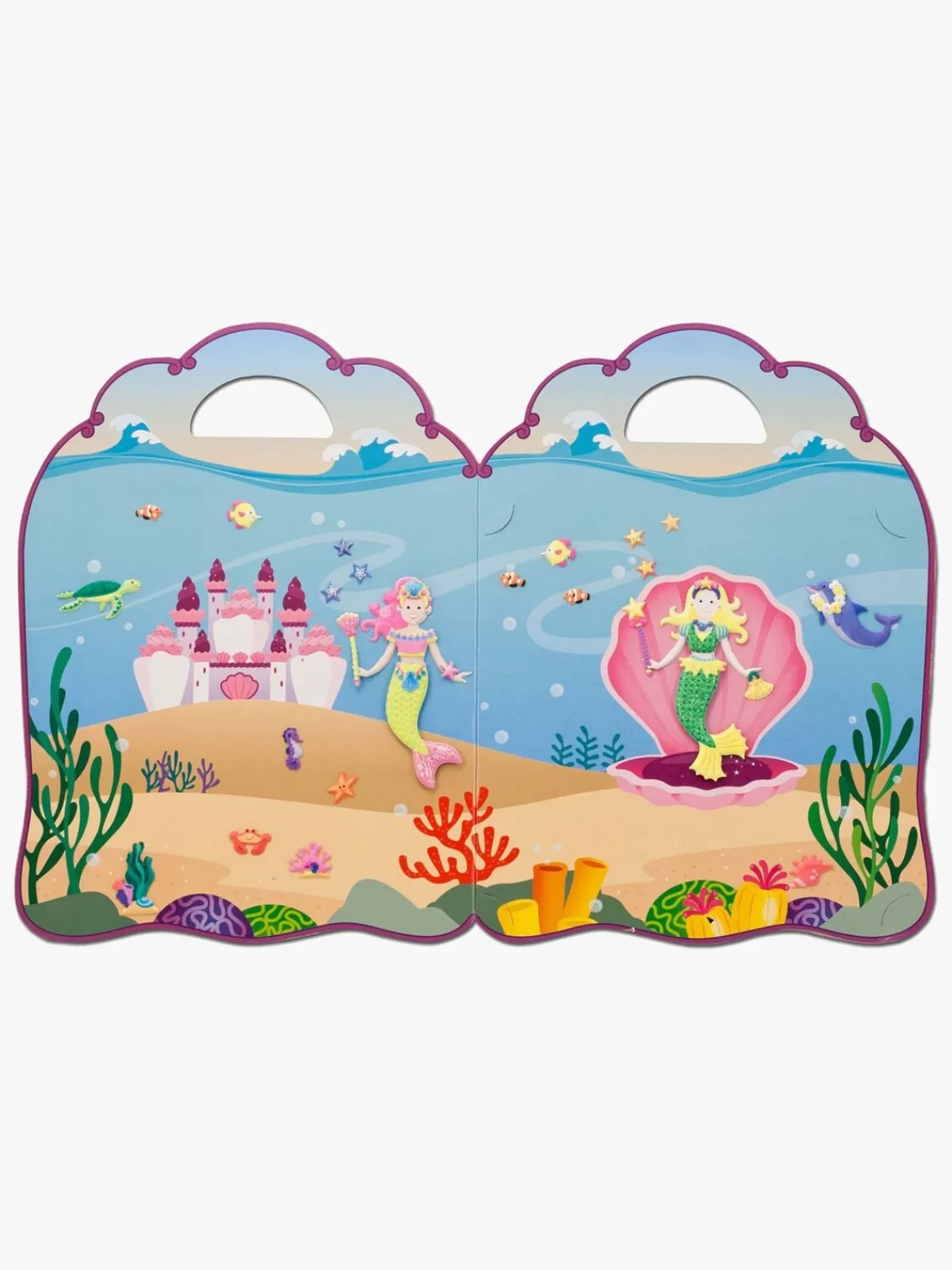 MelissaDoug Kreativt Legetøj-Melissa & Doug Klistermærkebog Havfruer 65 Stk.