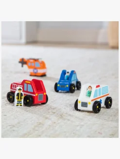 MelissaDoug Legetøjsbiler & -Fartøjer-Melissa & Doug Legesæt Redningstjeneste og Figurer 8 Dele