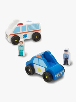 MelissaDoug Legetøjsbiler & -Fartøjer-Melissa & Doug Legesæt Redningstjeneste og Figurer 8 Dele