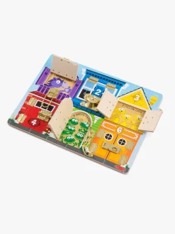 MelissaDoug Spil & Puslespil-Melissa & Doug Låsebræt 6 Låger med Dyr