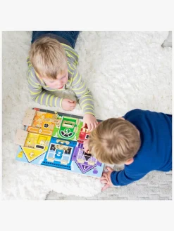MelissaDoug Spil & Puslespil-Melissa & Doug Låsebræt 6 Låger med Dyr
