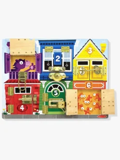 MelissaDoug Spil & Puslespil-Melissa & Doug Låsebræt 6 Låger med Dyr