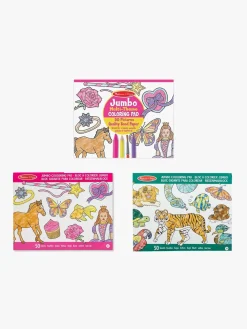Kreativt Legetøj|MelissaDoug Melissa & Doug Malebøger Sæt - Princess, Animals og Multi-theme