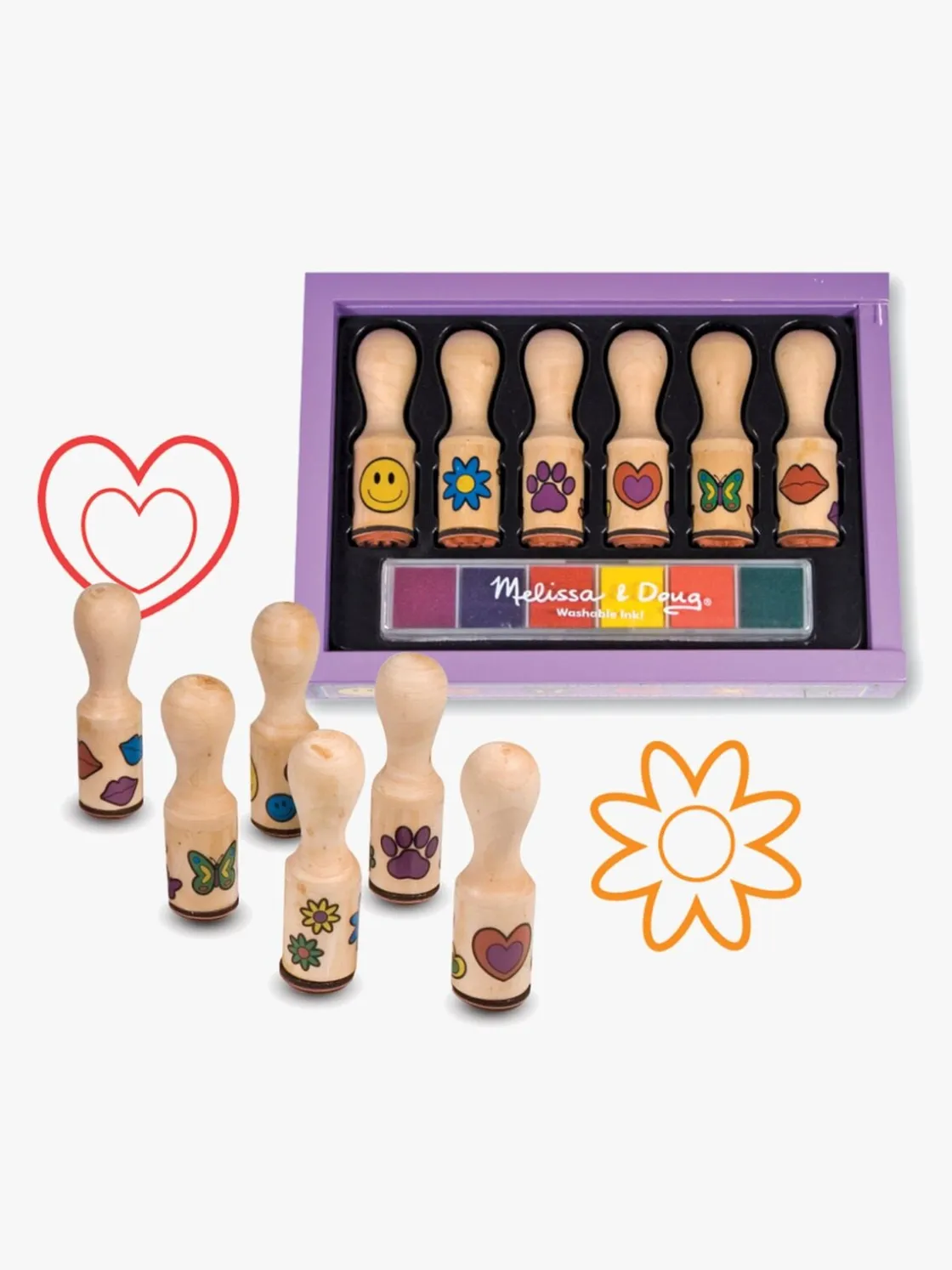 Kreativt Legetøj|MelissaDoug Melissa & Doug Stempelsæt Glad