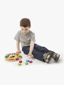 Spil & Puslespil|MelissaDoug Melissa & Doug Træpuslespil Lær Klokken