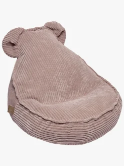 Børnemøbler|Meowbaby Aesthetic Sækkestol Teddy, Powder Rose