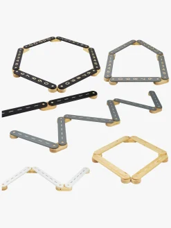 Motorisk Legetøj|Meowbaby Balancebane 6 Dele, Sort