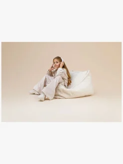 Børn Meowbaby Børnemøbler-Bearly Sækkestol, Cremefarvet