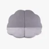 Interiør|Meowbaby Foam Sammenklappelig Legetæppe Velour 160x160, Lysegrå