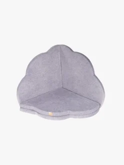 Interiør|Meowbaby Foam Sammenklappelig Legetæppe Velour 160x160, Lysegrå