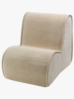 Børnemøbler|Meowbaby Lænestol Slimcord, Sandfarvet