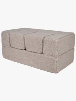 Børn Meowbaby Børnemøbler-Play Bearly Cube  Bygbar Sofa, Lysegrå