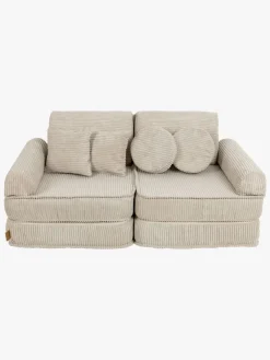 Børnemøbler|Meowbaby Play Pocket  Bygbar Sofa Plus Aesthetic, Ecru