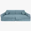 Børnemøbler|Meowbaby Play Slimcord  Bygbar Sofa, Turkis