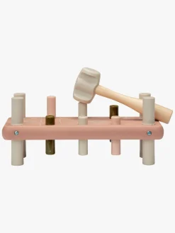Trælegetøj|Micki Hammerbræt, Pink Lyserød