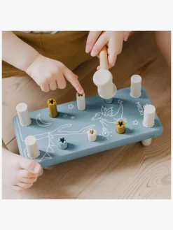 Trælegetøj|Micki Hammerbræt, Pink Lyserød