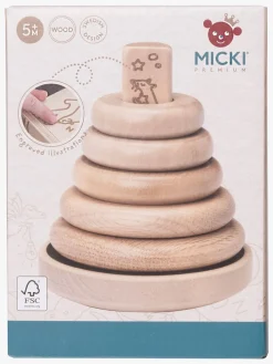 Babylegetøj|Micki Premium Stablelegetøj Brun