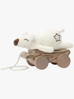 Babylegetøj|Micki Premium Trækkelegetøj Blød Bjørn