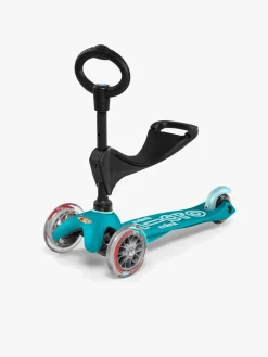 Løbehjul|Micro Løbehjul Trehjulet Mini 3-i-1 Deluxe, Turkis